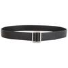 No Punching 24 Minimalist Double-Sided First-Layer Cowhide Lychee Pattern R & W Fashionable Square Buckle Belt For Women