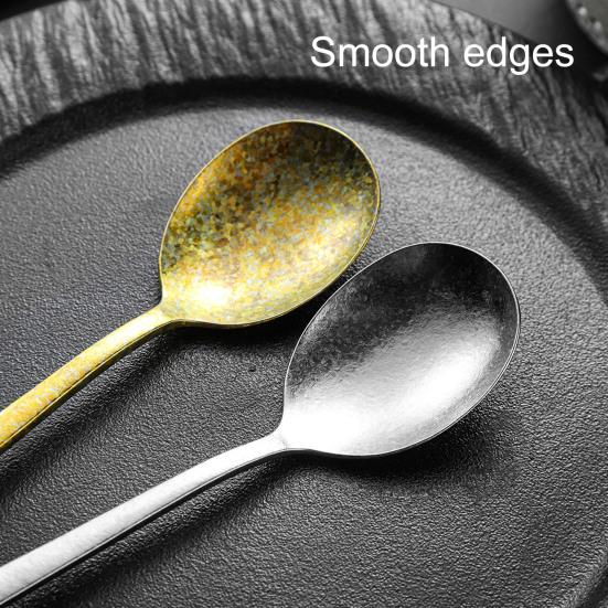 Pure Titanium Spoon Ultra Lightweight Long Handle Spoon Acid Resistant Non-Rust Spoon Outdoor Camping Restaurant Spoon