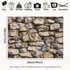 Background Banner with Background Fabric with Simple Stone Wall Themed Party Pattern, Suitable for Exterior and Interior Decoration.