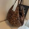 Yogodlns Large Leopard Shoulder Bags Women Fashion Big Packages Lazy Style Hobo Bags Autumn And Winter Leisure Or Travel Bags
