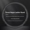 Carbon Fiber Texture Suede Steering Wheel Cover, Non-Slip, Sweat-Absorbent, Universal, All-Season Design.