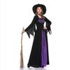 Women's Vintage Purple Skeleton Witch  Performance Costume Witch Dress
