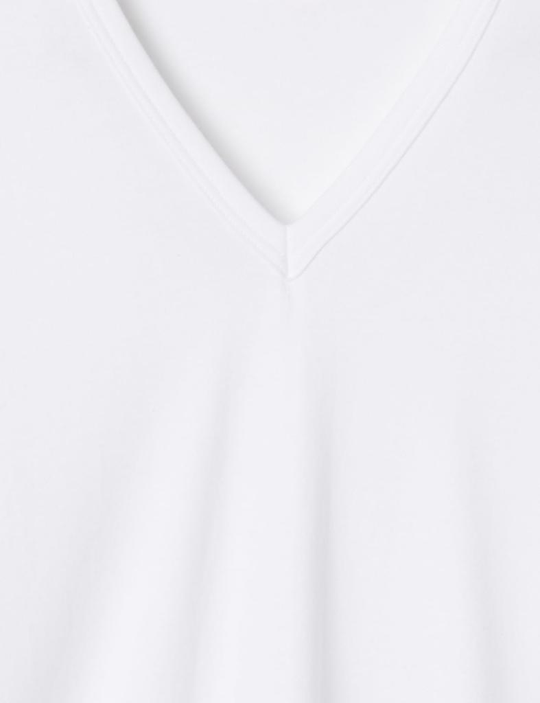[B.V.D.] V-neck long-sleeved T-shirt