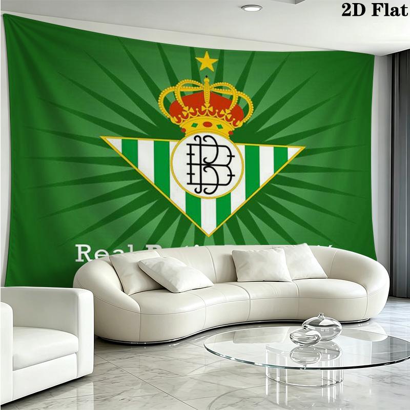 Real Betis stone Wall Tapestry Aesthetic Wall Hanging Printed Fabric Blanket Decorative Tapestries for Bedroom Living Room Home Decor