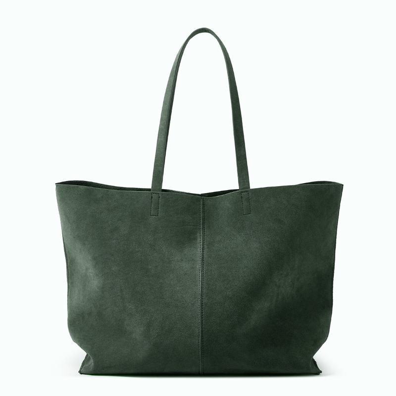

Autumn Winter Tote Bag Women s Fashion Brand Retro Handbag Designer High-end Cowhide Frosted Large Capacity Shoulder Bag 40x15.5x32cm