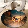 1pc Pennywise3 Design Printed Area Round Carpet for Bedroom Living Room Home Decor Rugs Mat Non Slip Mat Rug for Bedside