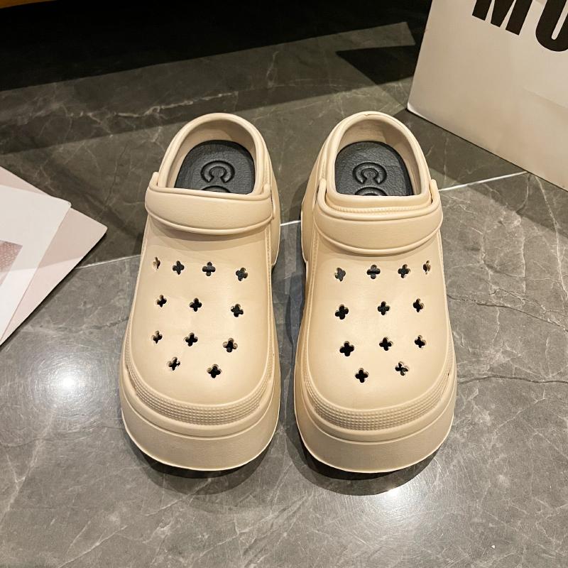 House Cloud Slipper Clog Woman Charm Sandal Flip Flops Beach Non Slip Home Shoe High Heel Platform Female Slides Ladies Outdoor