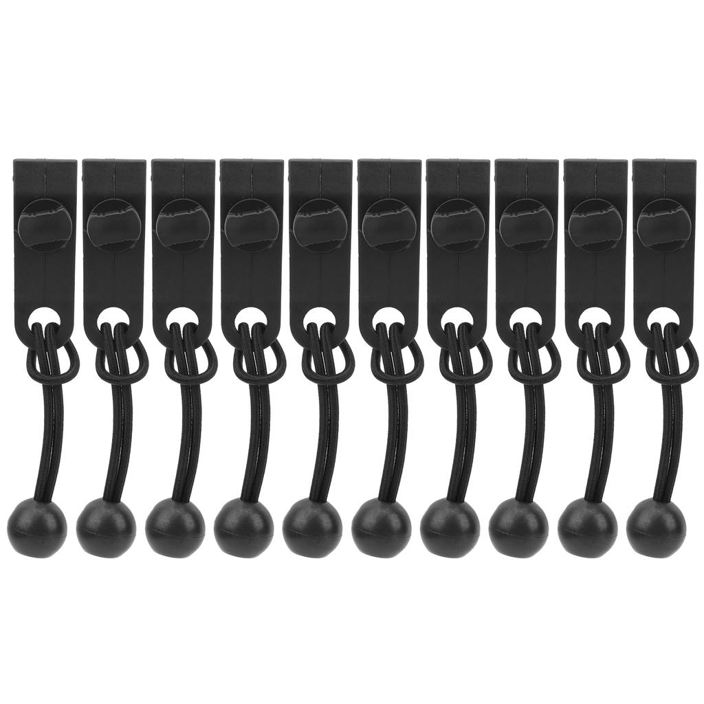 10pcs Clip Point de Traction Tente Crochet Camping Extérieur Boucle Pince Corde Coupe-vent Accessoire Tente