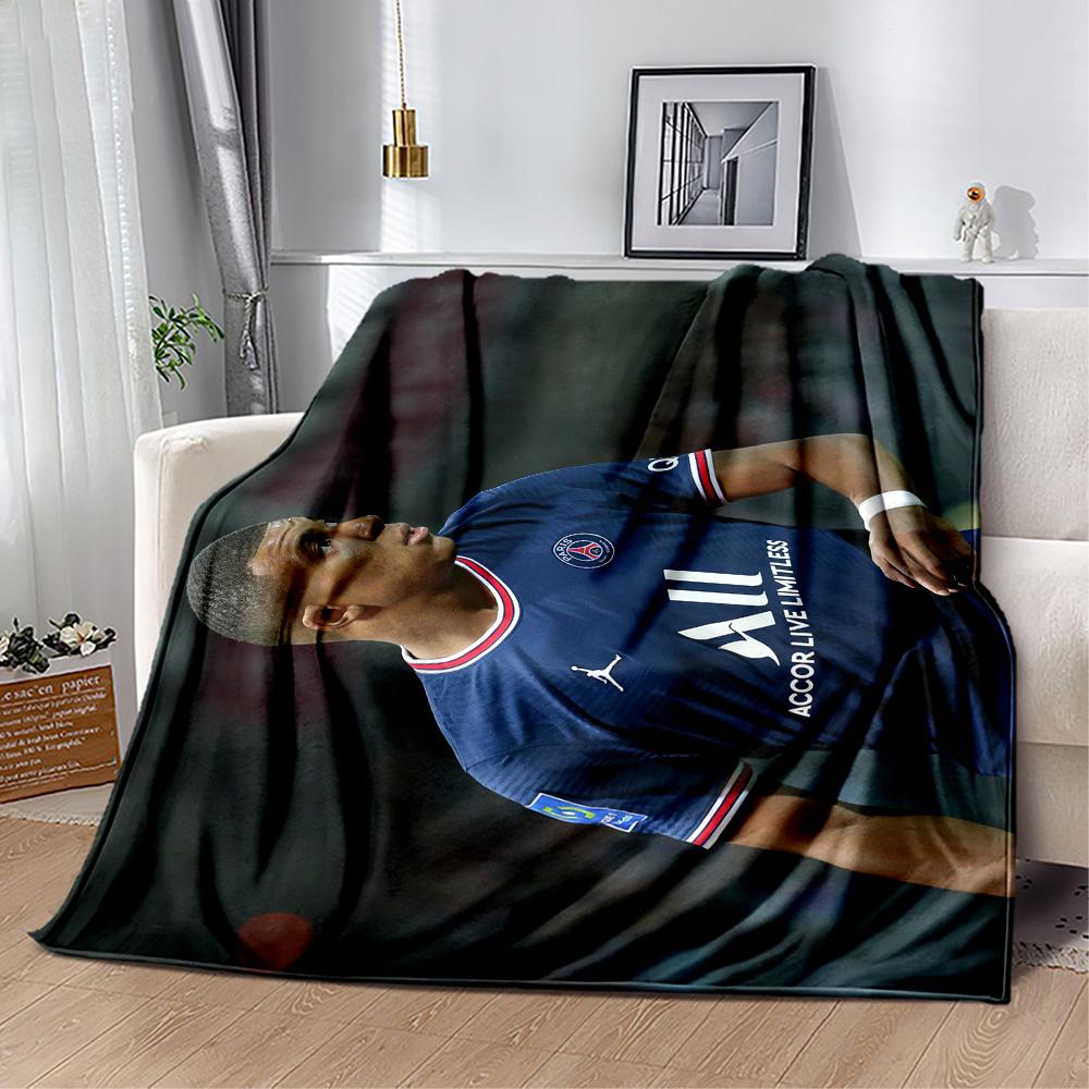 Football Player Goal Blanket Warmthful Decor Great for Seaside Sofa Bed Four Seasons Multipurpose Warmthful Decor Best Holiday Gift for Friends Family