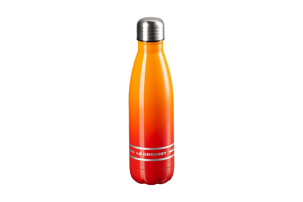 LE CREUSET Hydration Bottle, 500ml, Orange, Stainless Steel, Lightweight, Insulated, [Official Japanese Product]