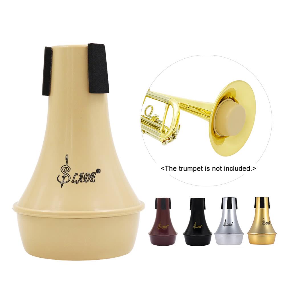 Buy HBKS Mini Lightweight Practice Trumpet Straight Mute Silencer Sourdine ABS Material at
