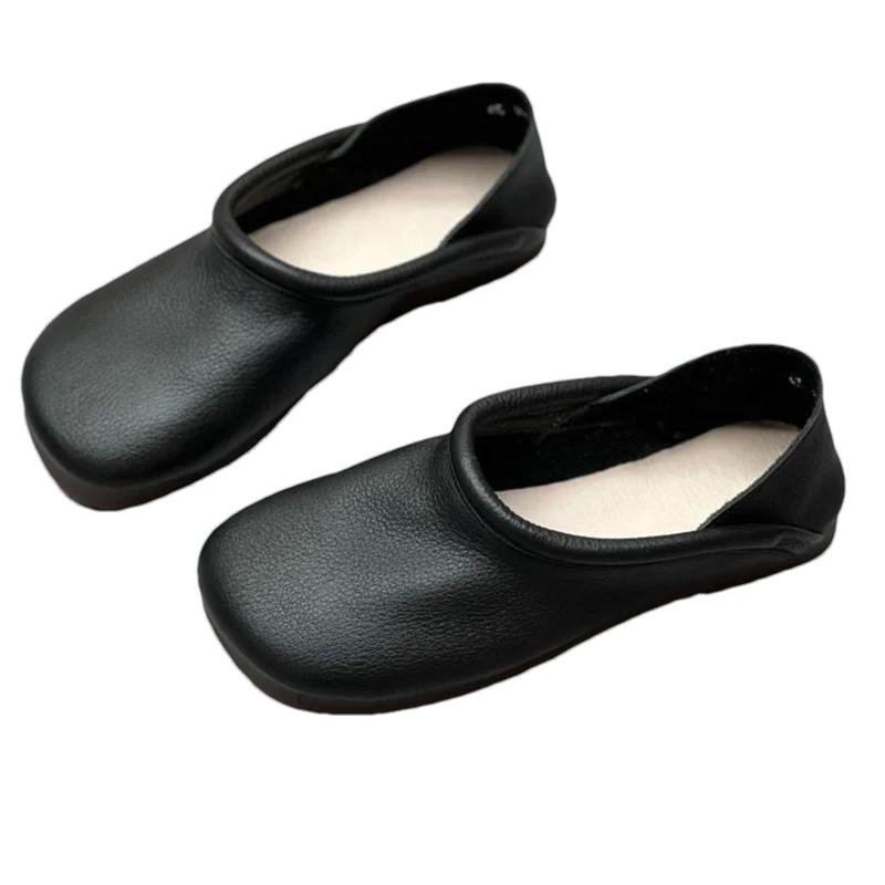 Ploché Dámské Mokasíny Boty Designové Kožené Ležérní Boty Podzimní Měkké Boty Oxford 2024 Nový trend Chůze Pohodlné Chaussures Femme