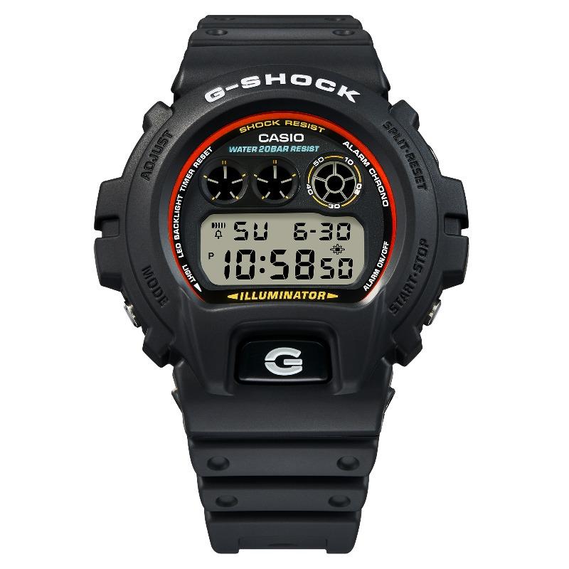 Casio G-SHOCK Men's Resin 200M Water Resistant Shock Resistant Alarm Quartz Watch DW-6900RL-1