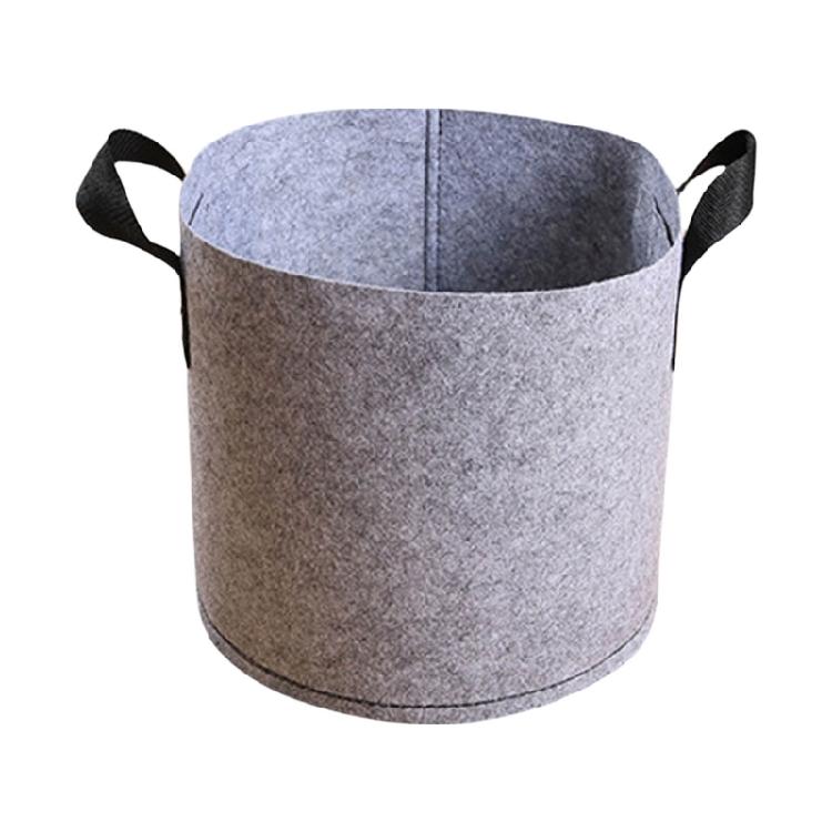 Nonwoven Fabric Grow Bags Garden Plant Pots with Handle Nonwoven Texture Suitable for Growth of Vegetables and Flowers