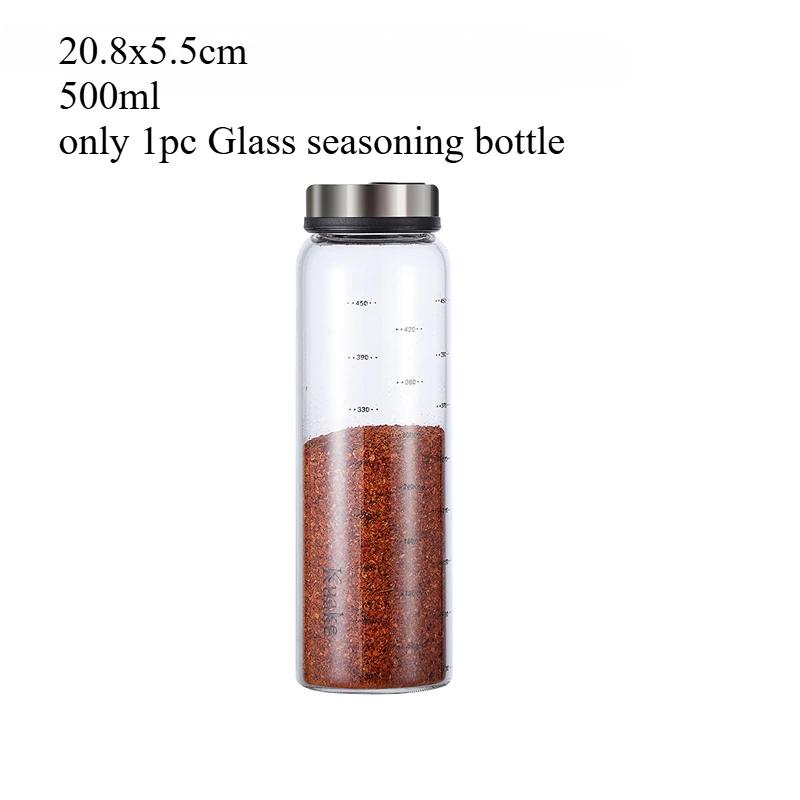 Wheat Straw Seasoning Nice Box Pepper Spice Shaker Salt Seasoning Transparent PP Kitchen Cruet Condiment Bottle Jars Storage Box for Home