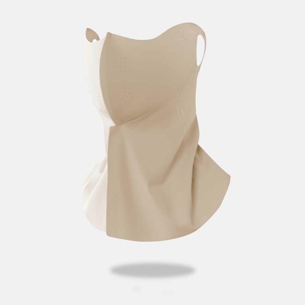 Elastische Eis-Seiden-Gesichtsbekleidung Spurlos UV-Schutzmaske UPF50+ Sonnenschutzmaske Schule