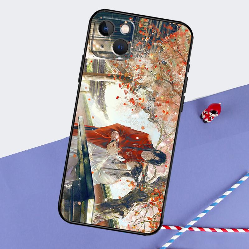 Heavenly Official Blesses Phone Case For iPhone 16 Pro Max 12 13 Mini 11 14 15 Pro Max XR 15 16 Plus 16e Back Cover