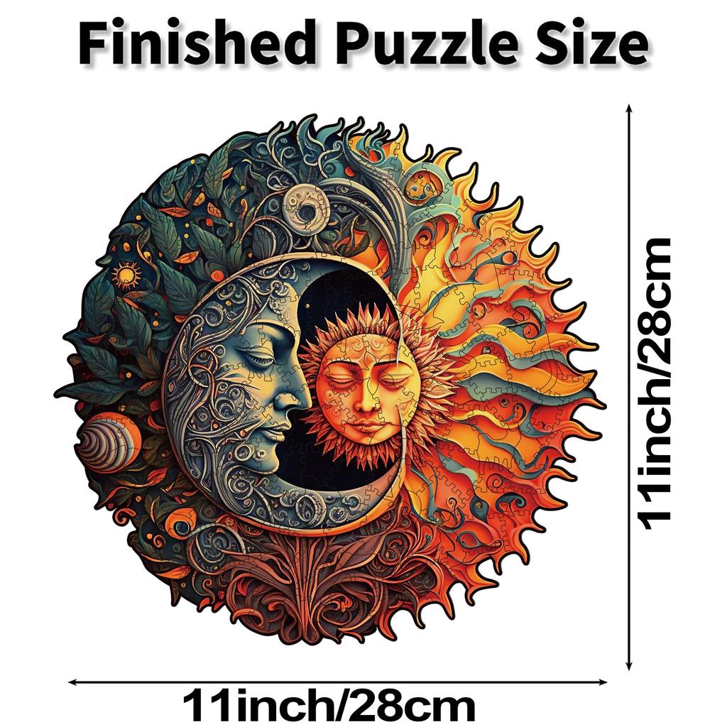 Wooden Puzzle for Adults 200 Pieces Unique Irregular Animal Shape Wooden Jigsaw Puzzle Creative Gifts for Teens and Adults