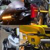 Motorcycle LED Turn Signal Light Amber Flasher LED Flowing Water Indicator Blinker Waterproof Motorcycle Lamp Accessories