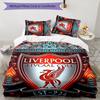 3pcs L-Liverpool (4) Design Cover Set - HD Printed Bedding with 1 Cover and 2 Pillowcases - Perfect for Home and Dorm Decor