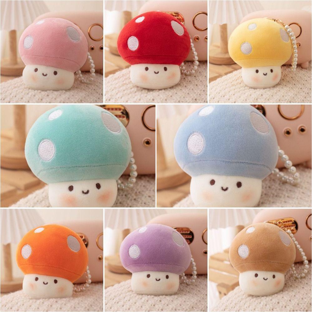 

Авто Брелок Гриб Жемчуг Кулон Гриб Гриб Peluche Игрушка Рождественский Подарок