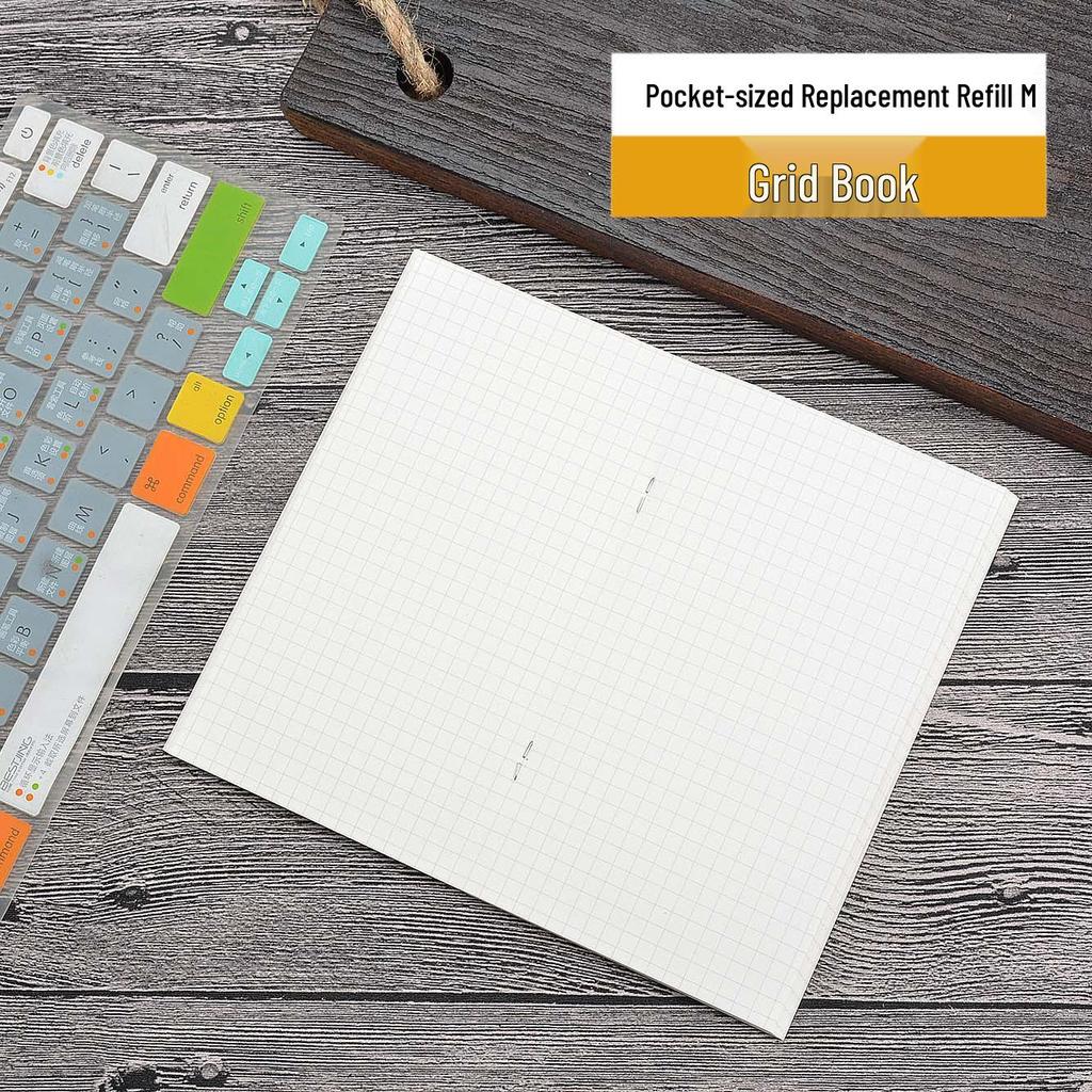 A5 Travel Planner Refill: Dot Grid Passport-Size Monthly Notebook Pages