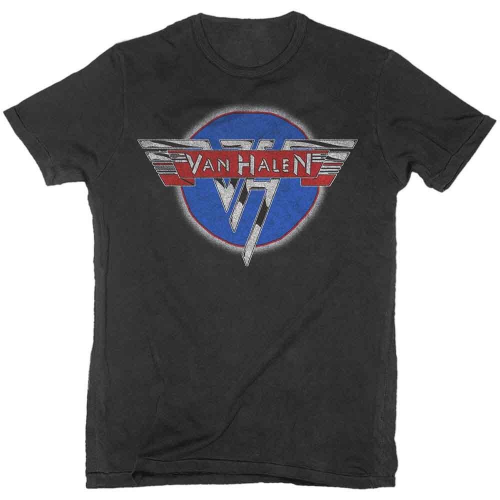 Van Halen Chrome Logo T-Shirt Black New Unisex T-Shirt S