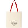 Simple Letters Large Capacity Shoulder Canvas Bag