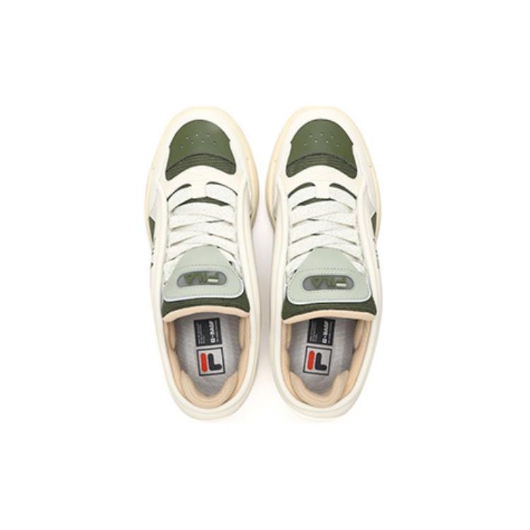 Fila Mix 2 Comfortable Lightweight Low-Top Sneakers Men Sneakers White Green F12M412201FPC