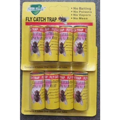 Fliegenfängerband, 8 Klebebänder Fliegenkiller, Fliegenfallen, giftfrei