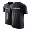 Herren 3D-Buchstaben-Print T-Shirt für Sommer Outdoor-Sport Kurzarm Oberteil Modisches Lässiges und Bequemes Rundhals Kleidung