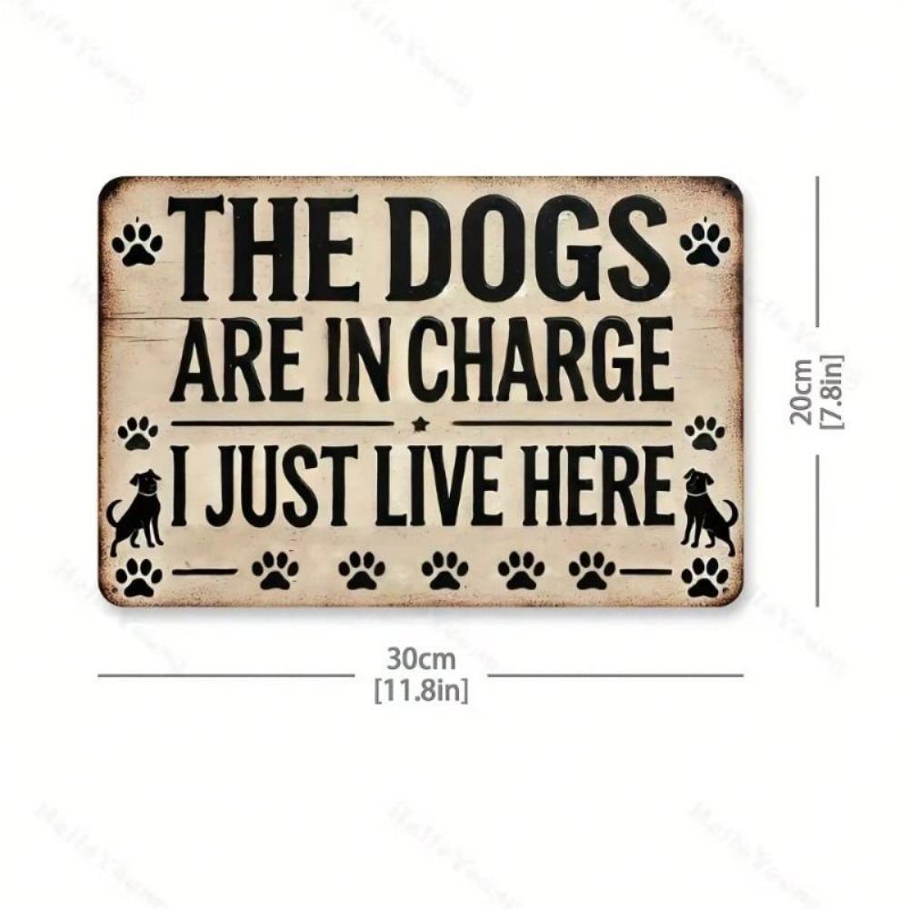 Vintage Metal Tin Sign Dog Lovers Wall Art Decor Joom