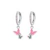 Butterflies Flying, Elegant Temperament, Ins Style #lucky 925 Silver Earrings for Women ZJYES-YS-221