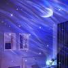 Little Wrist Starry Sky Light Projector: Dreamy Bedside Speaker with Water Ripple Effect for Kids' Rooms