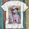 Unisex Shirt Cotton Oversize Large Size Banksy I Love Life Boy Graffiti T  Top Tee 452