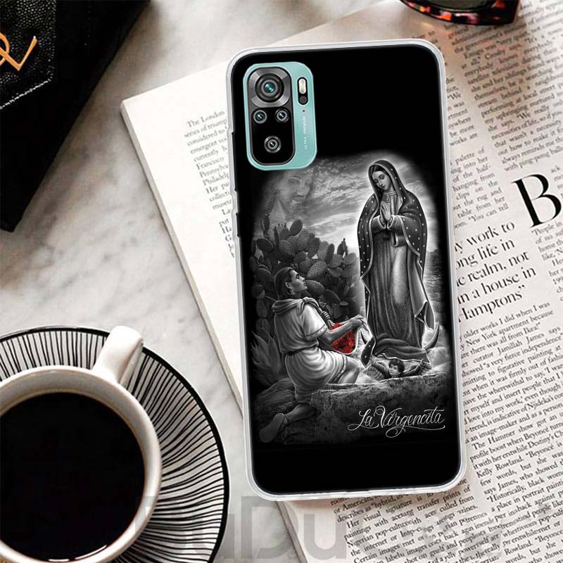 Jungfrau von Guadalupe Jungfrau Maria Hülle Für Xiaomi Redmi Note 10 9S 9 8T 8 Pro 7 5 Mi 9T 10T 11T 12T 11 12 Lite 12X A3 A2 A1 Druck