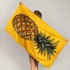 1PC Tropical Pineapple Beach Towel Polyester Quick Dry Travel Towel Unisex Lightweight Soft for Swimming Camping Surfing Beach E