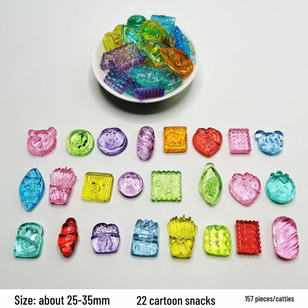 Colorful Mini Acrylic Milk Bottle Cartoon Ornaments - Cute Handmade DIY Decorative Accessories