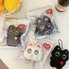 Cute Plush Little Black Cat Doll Keychain Squeaky Versatile Accessory For Girls Ideal For Backpacks Or Keychain Pendants