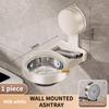 Suction Cup Wall Mounted Ashtray Household Toilet Bathroom Punch-free Anti-fly Ash Storage Split Creative Ashtray Rack