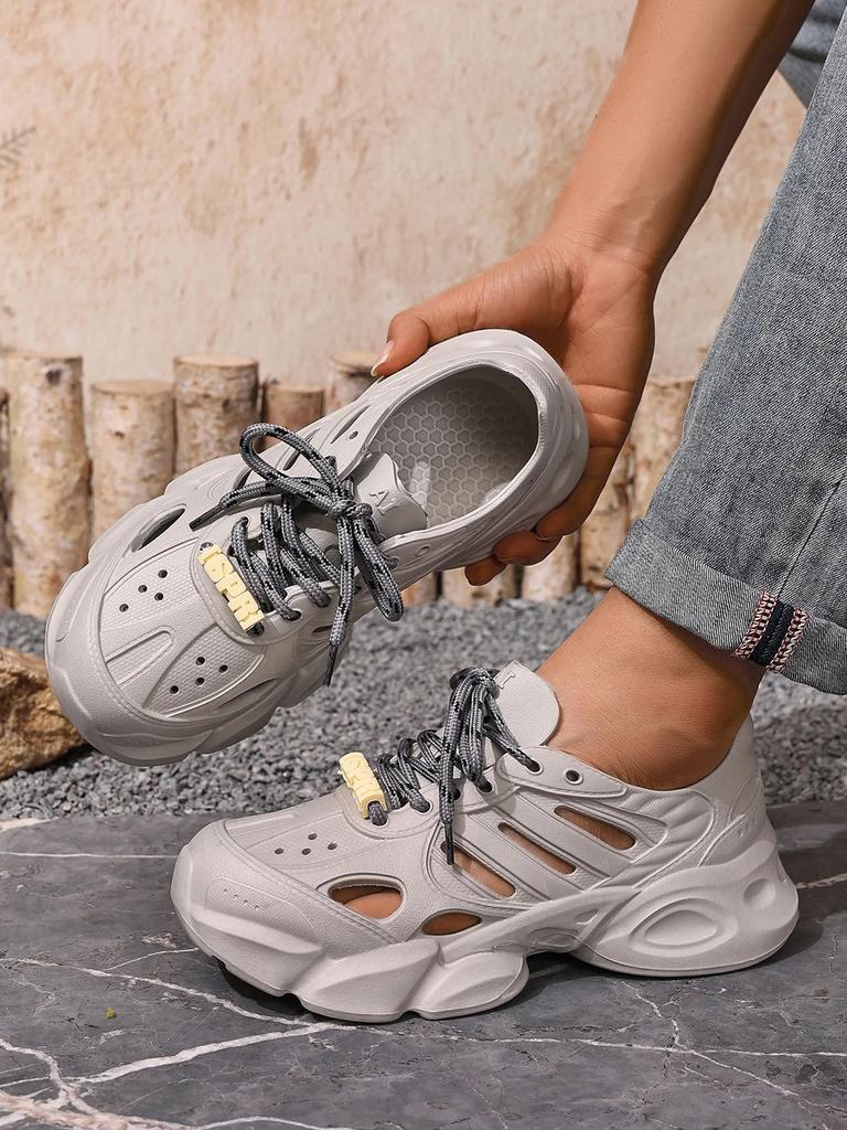 Men's Summer Sandals Shoes Thick Height Increasing Sole Anti Slip Breathable for Hiking Outdoor Adventures Free Shipping