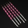5pcs Nail Art Dotting Pen Dual Ended Nail Painting Pen   Carving Pen with Acrylic Handle