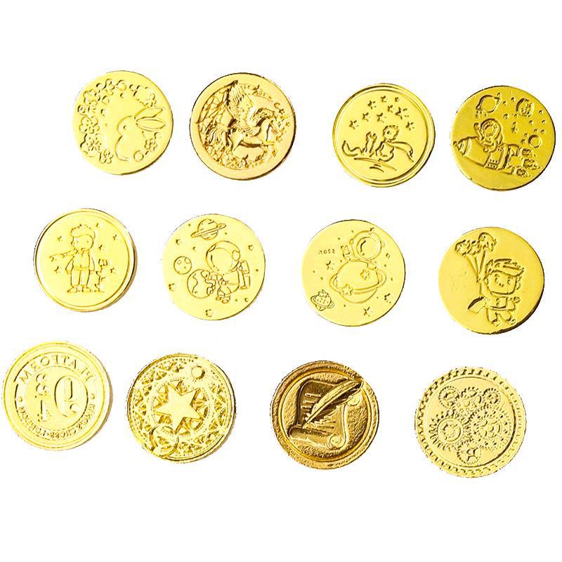Eco-Friendly Zinc Alloy Retro Wax Seal Head with Color-Preserving Electroplating