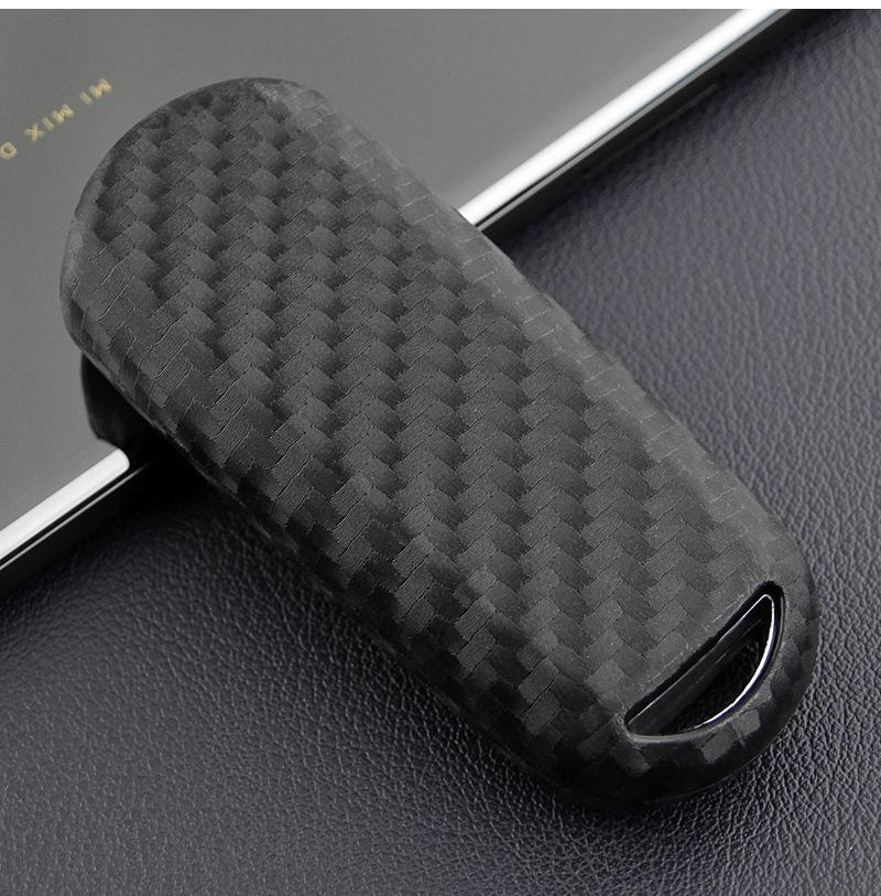 Mazda Atenza Carbon Fiber Pattern Key Case for CX-4, Axela, CX-5, CX-7, and CX-8