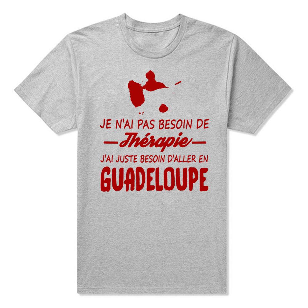 Nový letní styl Guadeloupe bavlna krátký rukáv vtipné tričko grafické Harajuku hip hopové tričko streetwear