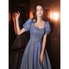 Starry sky evening dress temperament socialite bridesmaid long style meeting host chorus conductor banquet graduation photo dress woman