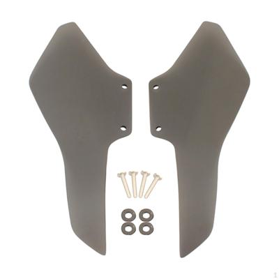 Motorcycle Side Windshield Wind Deflectors, Easy To Install Accessories,