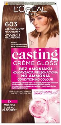 Loreal Casting Creme Gloss Hair Dye - 603 Chocolate Macaron (48ml, 72ml, 60ml)