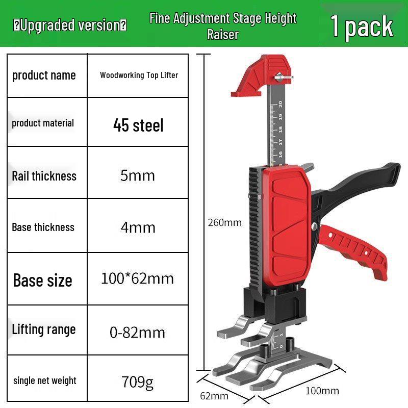 Adjustable Wall Tile Positioning Tool for Leveling and Lifting