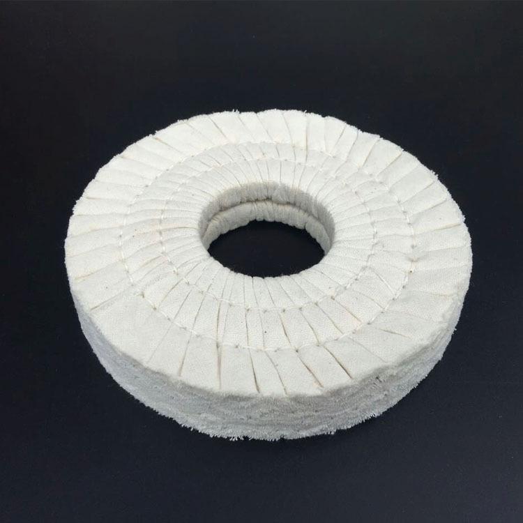 Polishing Fan Wheel: Anti-Feather Fabric Poplin, Cotton Cloth, Iron Core for Mirror Metal Finishing